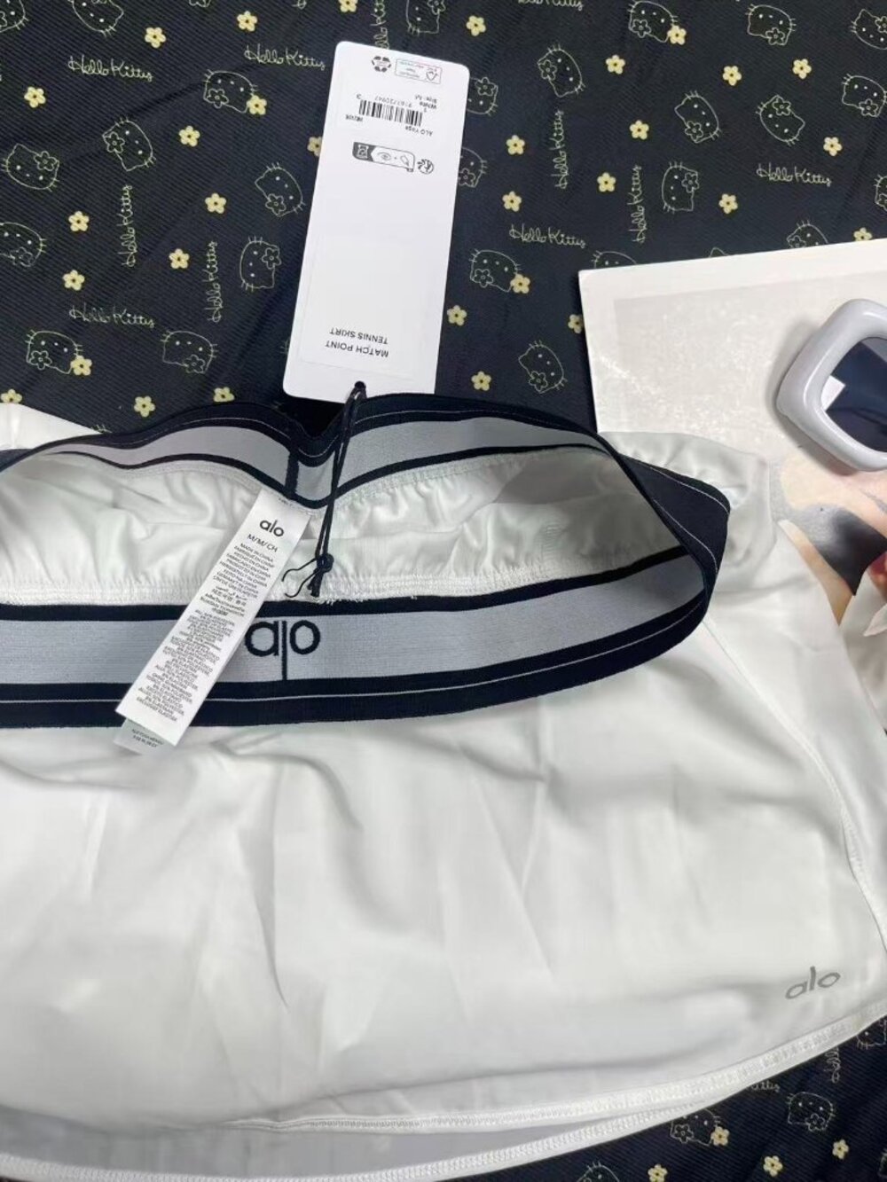 Brand new🤍Tennis Skirt White Alo Yoga Match Point Sporty-girl style💨 - Picture 5 of 8